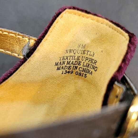 NINE WEST SATIN BOWNOT HIGH HEEL STILETTO OPEN-TOE SANDAL - Picture 12 of 15